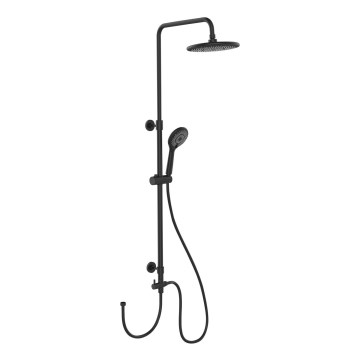 WENKO 25311100 - Душевой комплект WATERSAVING SYSTEM 120 см чёрный