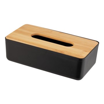 WENKO 25319100 - Косметичний бокс ROTELLO 24x12,7 см чорний/коричневий