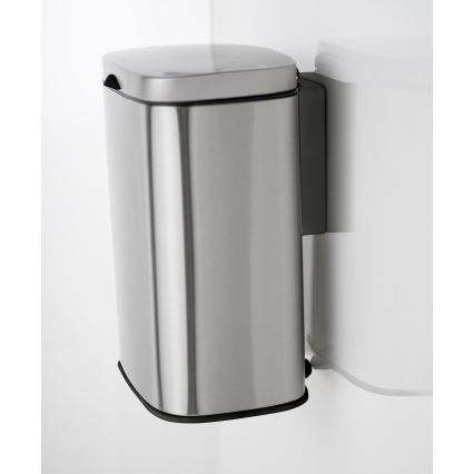 WENKO 25336100 - Корзина SARE 21,5x29,5 см серебристая