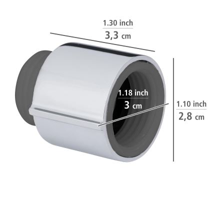 WENKO 25480100 – Регулятор системи економії води, сріблястий