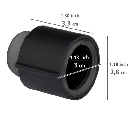 WENKO 25481100 – Регулятор WATERSAVING SYSTEM, 12,7 мм, чёрный