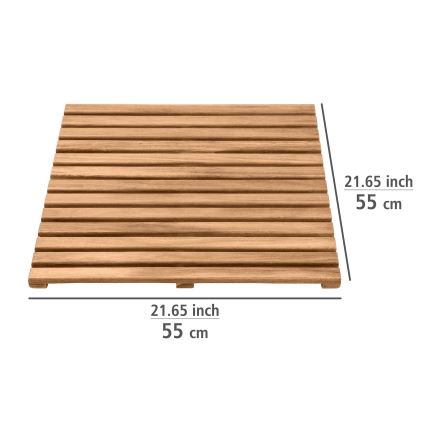 WENKO 25522100 - Придверний килимок ACACIA 55x55 cm коричневий