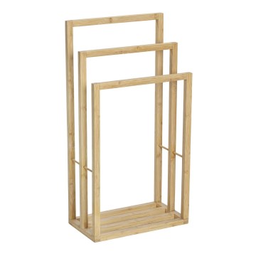 WENKO 25629100 - Стійка для рушників BAMBUSA 42,5x82 см коричнева