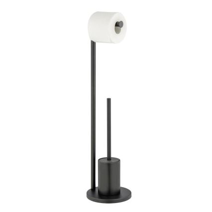 WENKO 25675100 - комплект для унитаза FERLA 18x69,5 см, черный