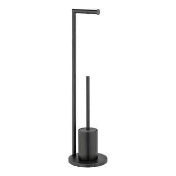 WENKO 25675100 - Комплект для унітазу FERLA 18x69,5 см, чорний