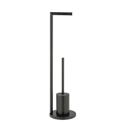 WENKO 25675100 - Комплект для унітазу FERLA 18x69,5 см, чорний