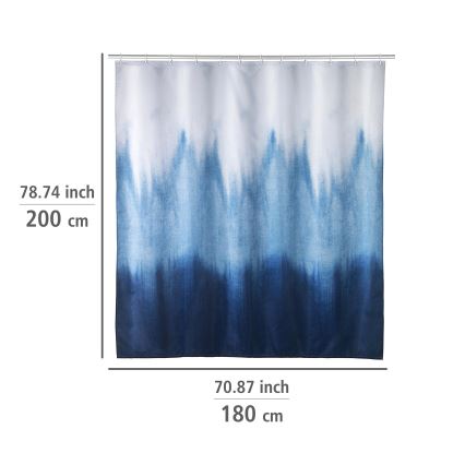 WENKO 25745100 - Душова шторка ALARA 180x200 cm різнокольорова