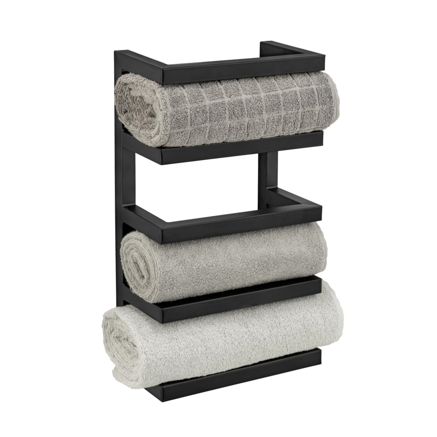 WENKO 25780100 - Стійка для рушників FONDIRO 24x42 cm чорна