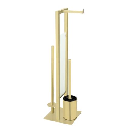WENKO 26034100 - WC-набор RIVALTA 18x70 см нержавеющая сталь/золотой/белый/чёрный