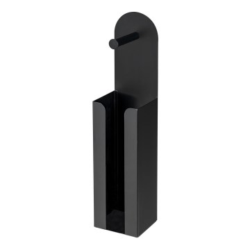 WENKO 26059100 - Держатель рулонов AGIRA 12x54 см черный