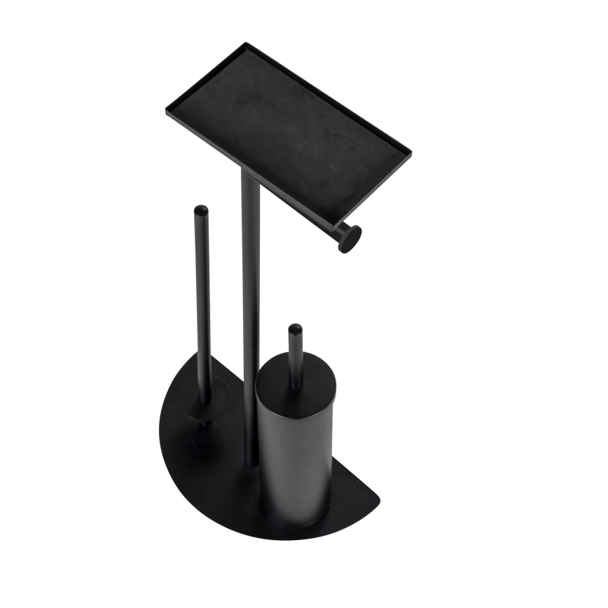 WENKO 26060100 - набір для унітазу COSENZA 32,5x72 см, чорний