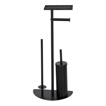 WENKO 26060100 - комплект для WC COSENZA 32,5x72 cm черный