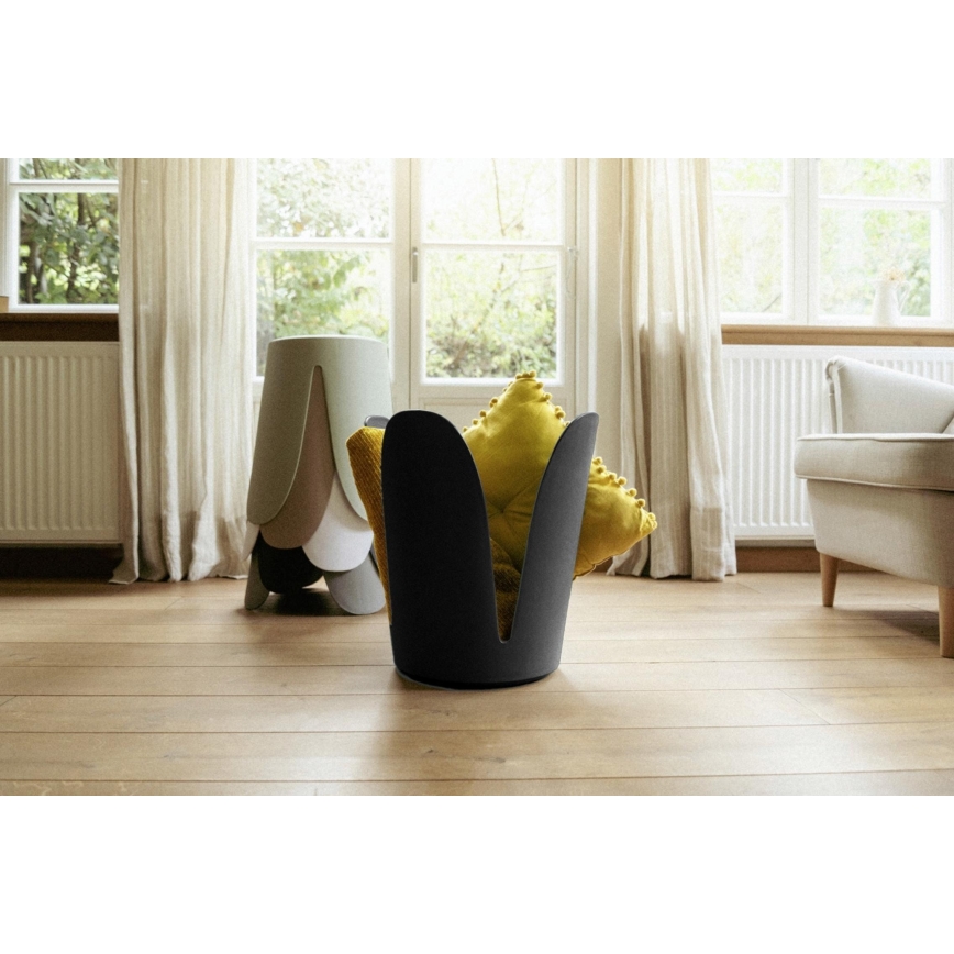 WENKO 26087100 - Табурет COMISO 44,5x46 см чорний