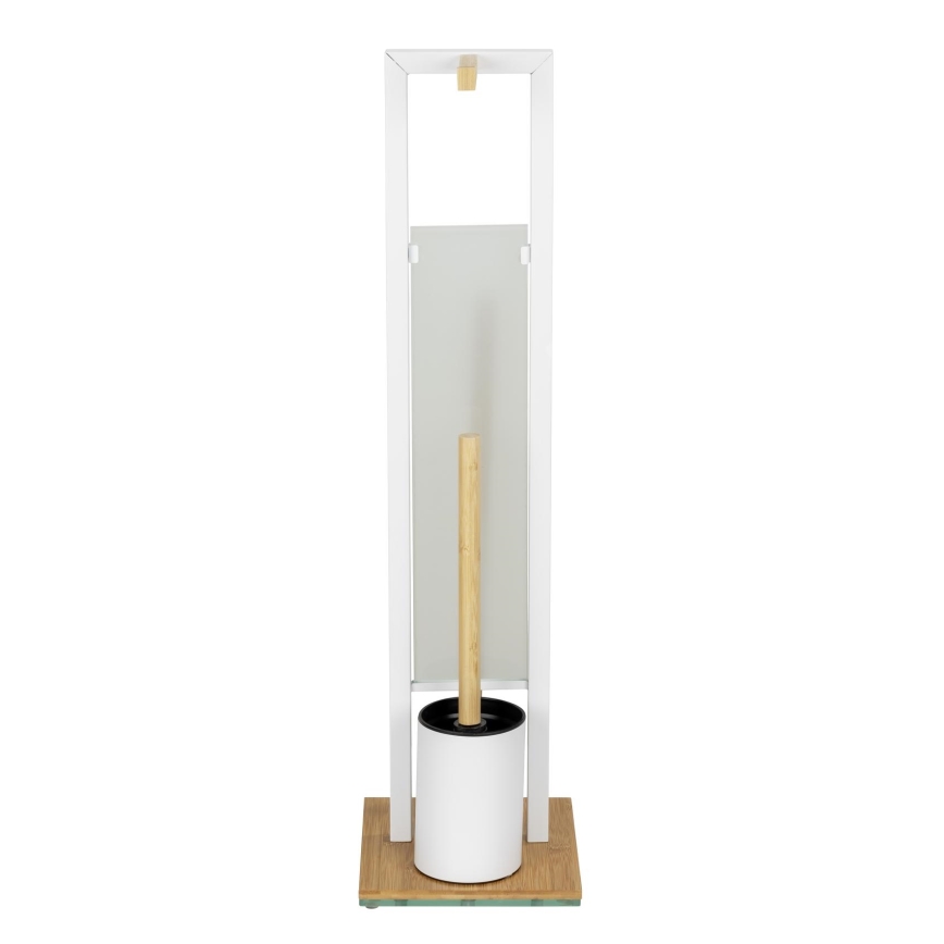 WENKO 26214100 - комплект для унітазу RIVALTA 18x70 см коричневий/білий