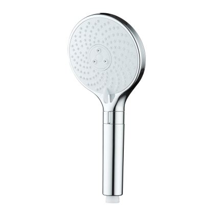 WENKO 26362100 - Душова лійка з системою економії води 12x12 см, глянцевий хром/білий