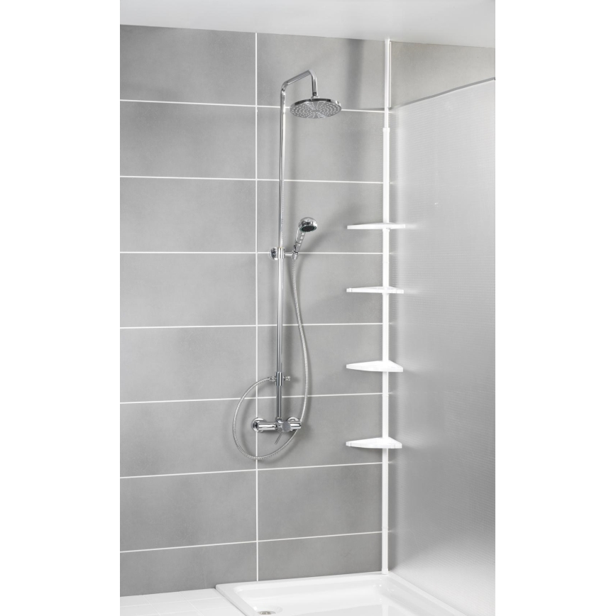 WENKO 3201010100 - Угловой элемент COMPACT 26x195 cm белый