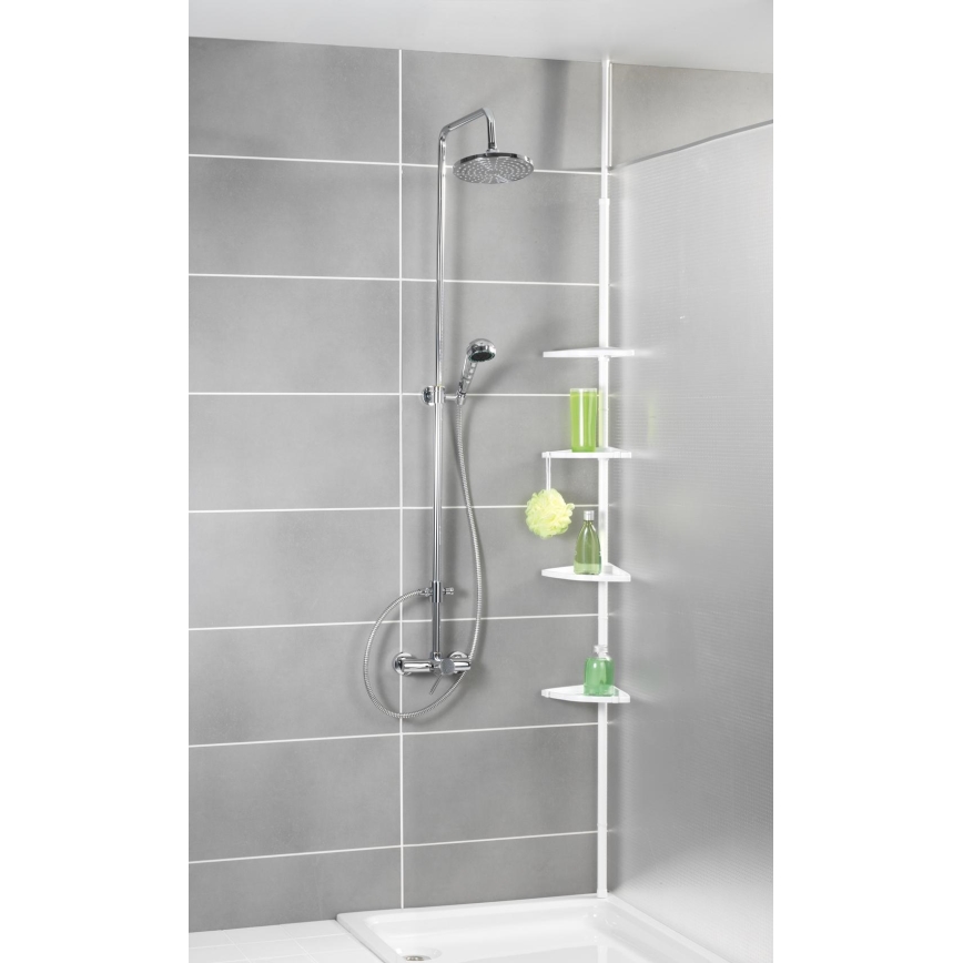 WENKO 3201010100 - Угловой элемент COMPACT 26x195 см белый