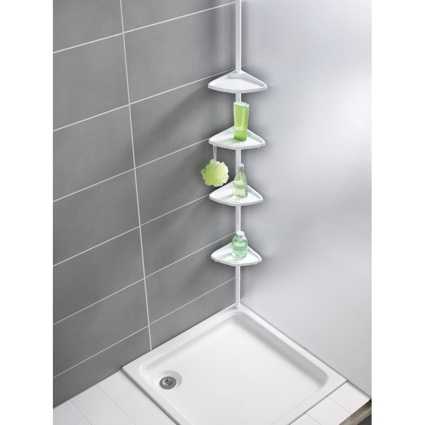 WENKO 3201010100 - Угловой элемент COMPACT 26x195 см белый