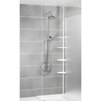 WENKO 3201010100 - Кутовий елемент COMPACT 26x195 см білий