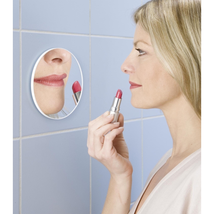 WENKO 3660010100 - Зеркало для макияжа 12x12 см, полированный хром