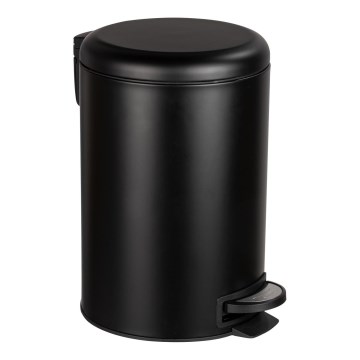 WENKO 54913100 - Сміттєве відро LEMAN 25x38 cm чорне