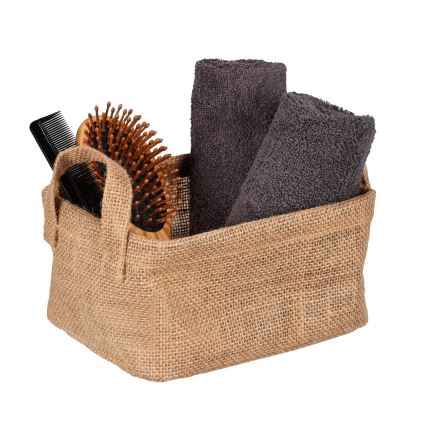 WENKO 64470100 - Корзина JUNA 20x15 см коричневая