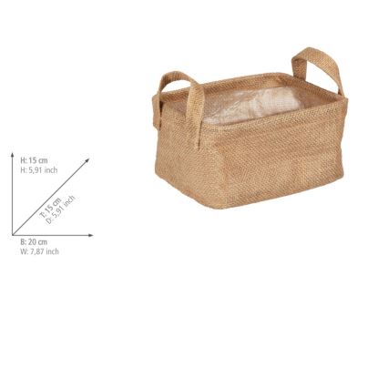 WENKO 64470100 - Кошик JUNA 20x15 см коричневий