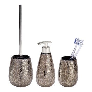 WENKO 69109800 - Набір для ванної кімнати MARRAKESH 12,5x41 см коричневий