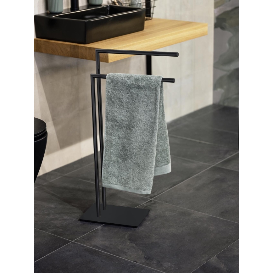 WENKO 71555800 - Подставка для полотенец RECCO 48x80,5 см черная