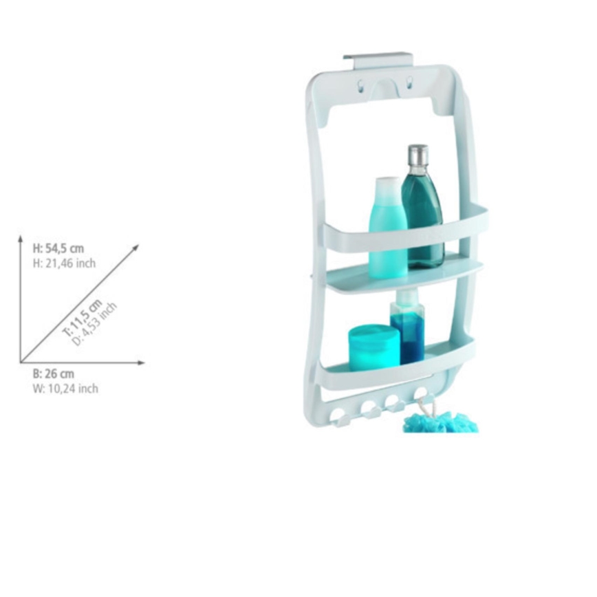 WENKO 8409100 - Стеллаж UNIVERSAL 26x54,5 см белый