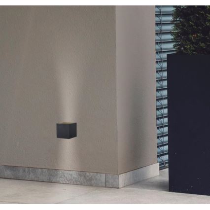 Westinghouse 61149 - Вуличний світлодіодний настінний світильник FREYA 2xLED/4,5W/230V IP44 чорний