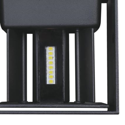 Westinghouse 61149 - Вуличний світлодіодний настінний світильник FREYA 2xLED/4,5W/230V IP44 чорний