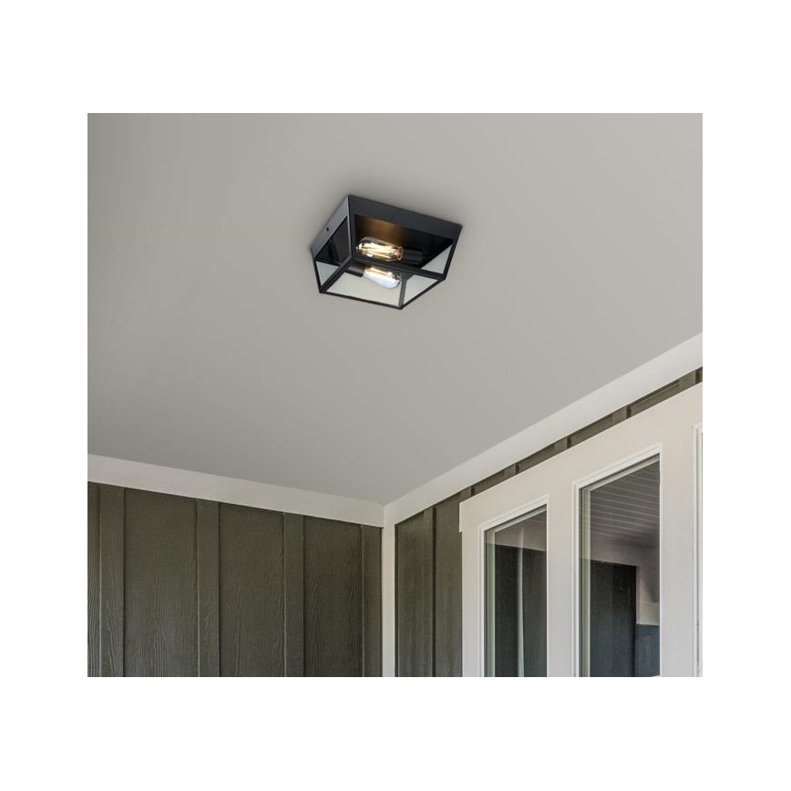 Westinghouse 61219 - Зовнішній стельовий світильник PETERSON 2xE27/40W/230V IP44