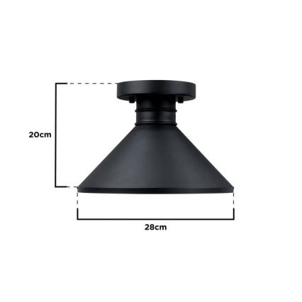 Westinghouse 61238 - Уличный потолочный светильник WALTER 1xE27/60W/230V IP44