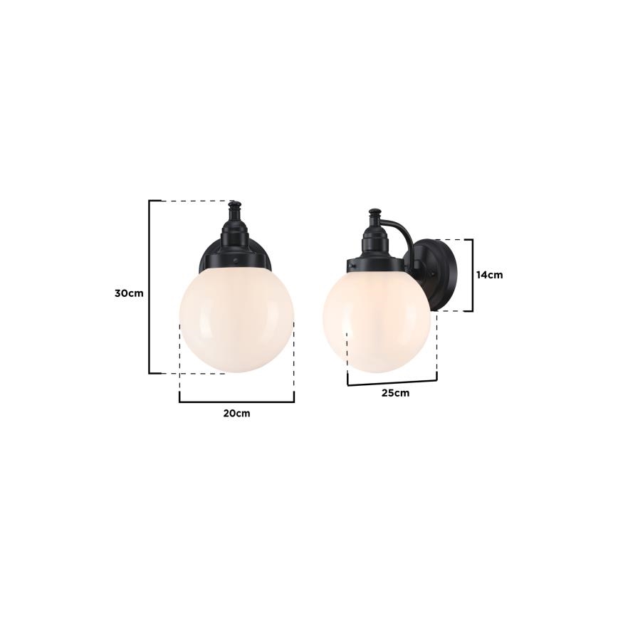 Westinghouse 61240 - Уличный настенный светильник EDDYSTONE 1xE27/60W/230V IP44