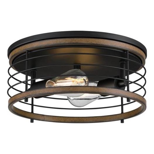 Westinghouse 61250 - Стельовий світильник ACKTON 2xE27/60W/230V barnwood