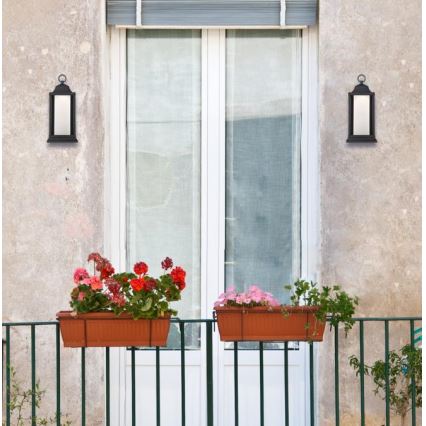 Westinghouse 63472 - LED Вуличний настінний світильник з регулюванням яскравості LED/12W/230V IP44