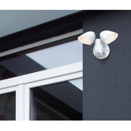 Westinghouse 63642 - LED зовнішній прожектор із сенсором LED/17,5 Вт/230 В IP44