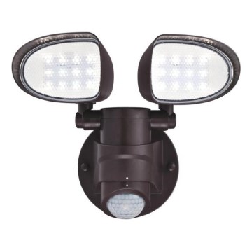 Westinghouse 63643 - Светодиодный уличный прожектор с датчиком LED/17,5W/230V IP44