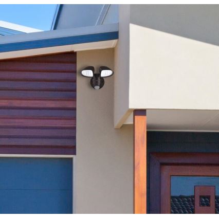 Westinghouse 63643 - Вуличний світлодіодний прожектор з датчиком LED/17,5W/230V IP44