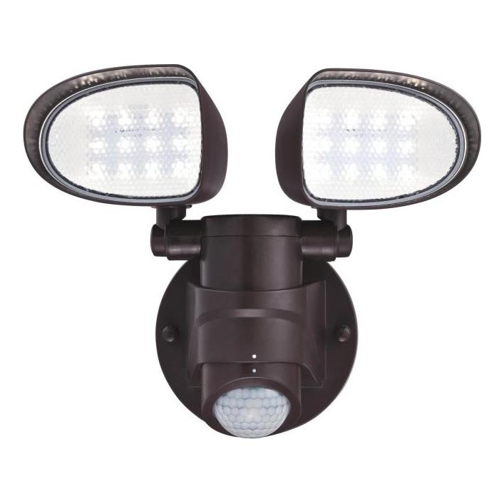 Westinghouse 63643 - Вуличний світлодіодний прожектор з датчиком 2xLED/8,75W/230V IP44