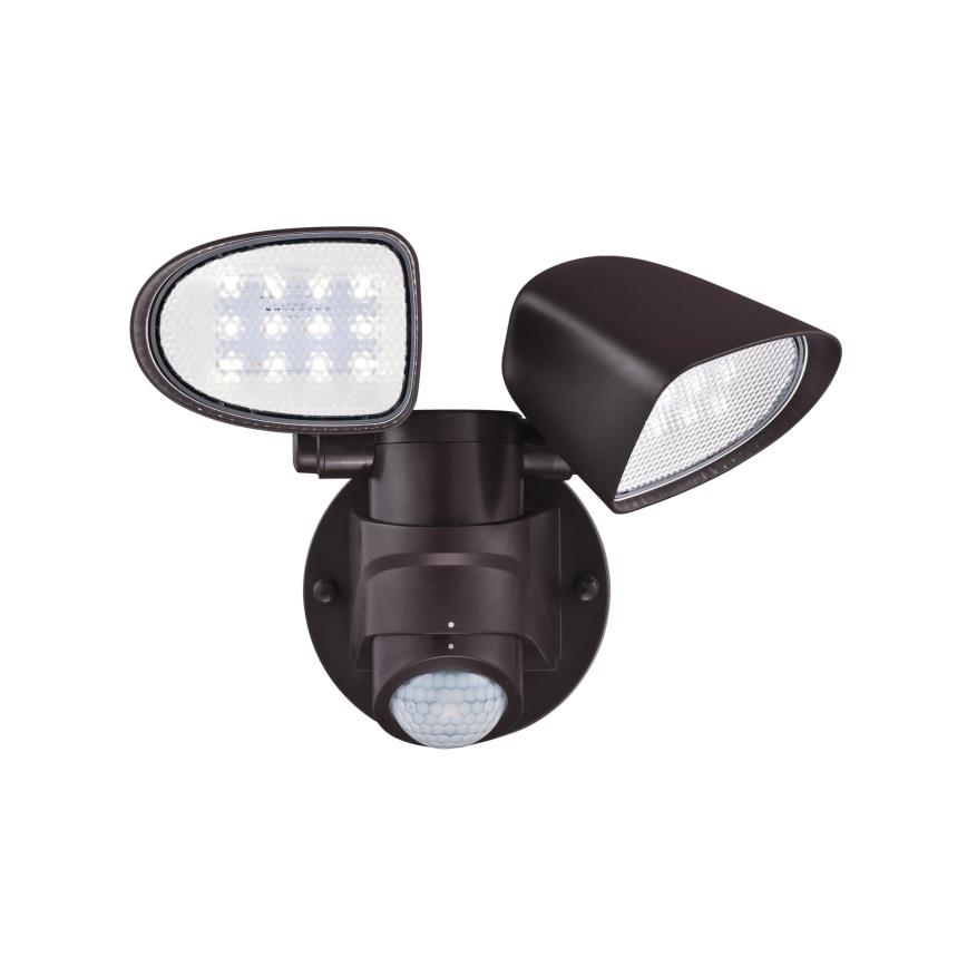 Westinghouse 63643 - Вуличний світлодіодний прожектор з датчиком 2xLED/8,75W/230V IP44
