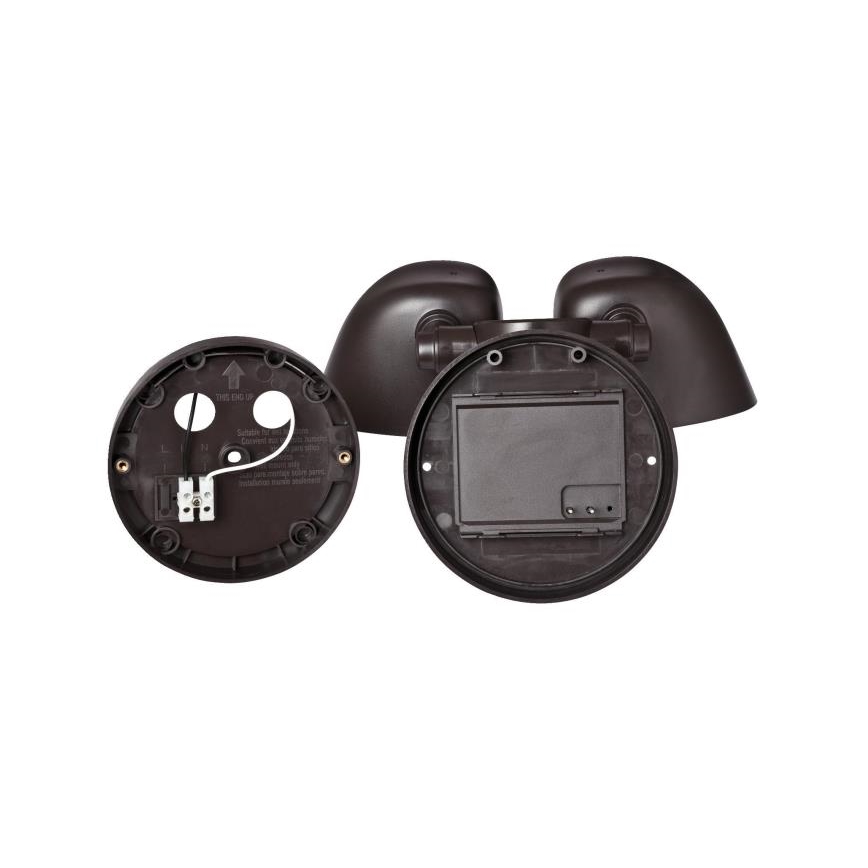 Westinghouse 63643 - Вуличний світлодіодний прожектор з датчиком 2xLED/8,75W/230V IP44