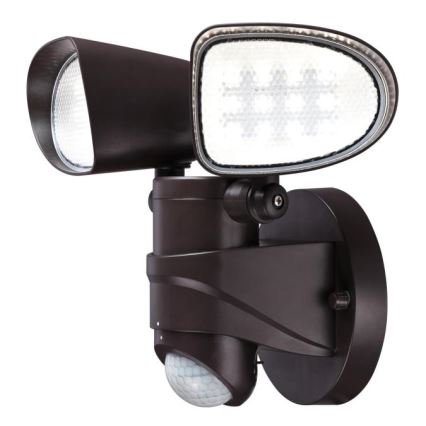 Westinghouse 63643 - Вуличний світлодіодний прожектор з датчиком LED/17,5W/230V IP44