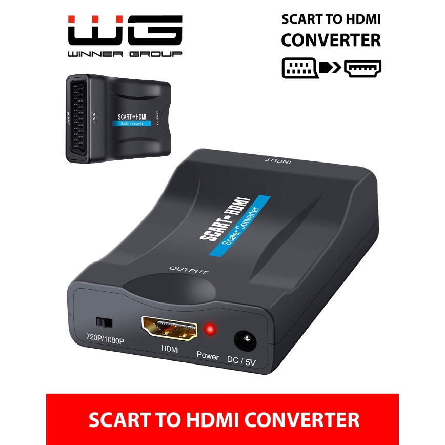 Winner Group - Audio video конвертер SCART на HDMI