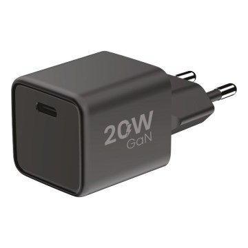 Winner Group - Блок быстрой зарядки 1xUSB-C Power Delivery 20W черный