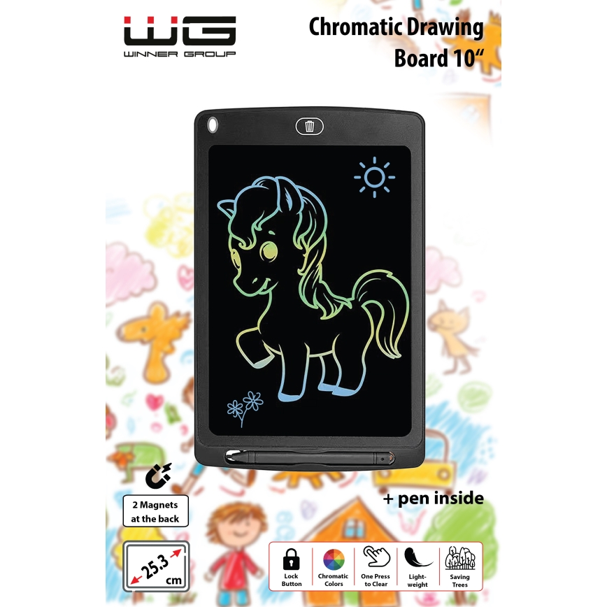 Winner Group - Електронна дошка для малювання 10 1xCR2025 чорна