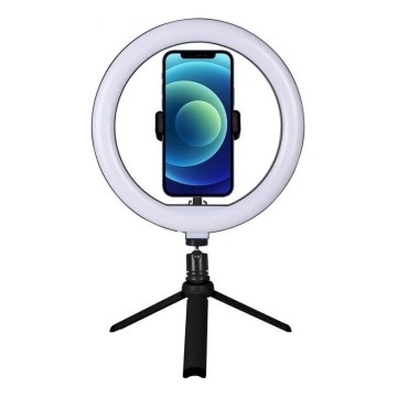 Winner Group - LED диммируемая настольная лампа со штативом и держателем для влоггинга LED/10W/5V