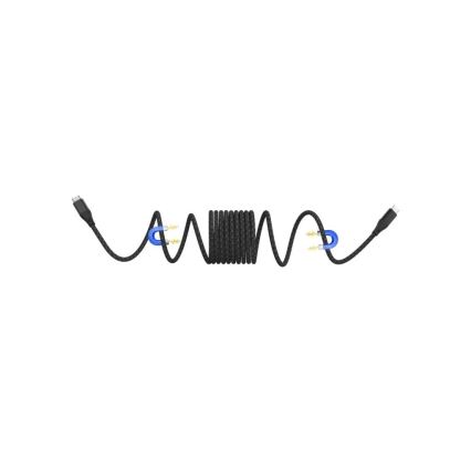 Winner Group - Магнитный USB-кабель USB-C / USB-C 60W 1 м черный