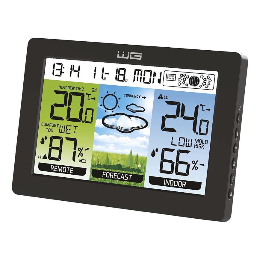 Winner Group - Метеостанція з LCD-дисплеєм та будильником 5xAAA